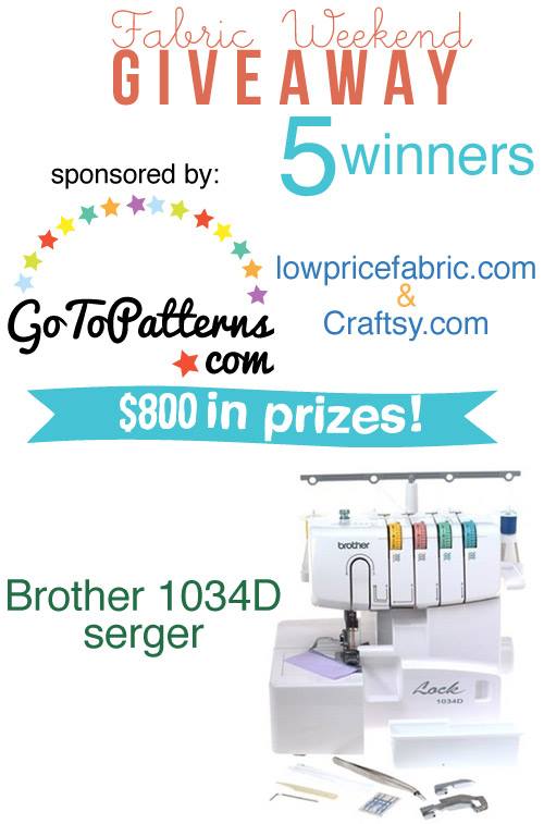 Fabric Weekend Giveaway! {$800 worth of goodies}