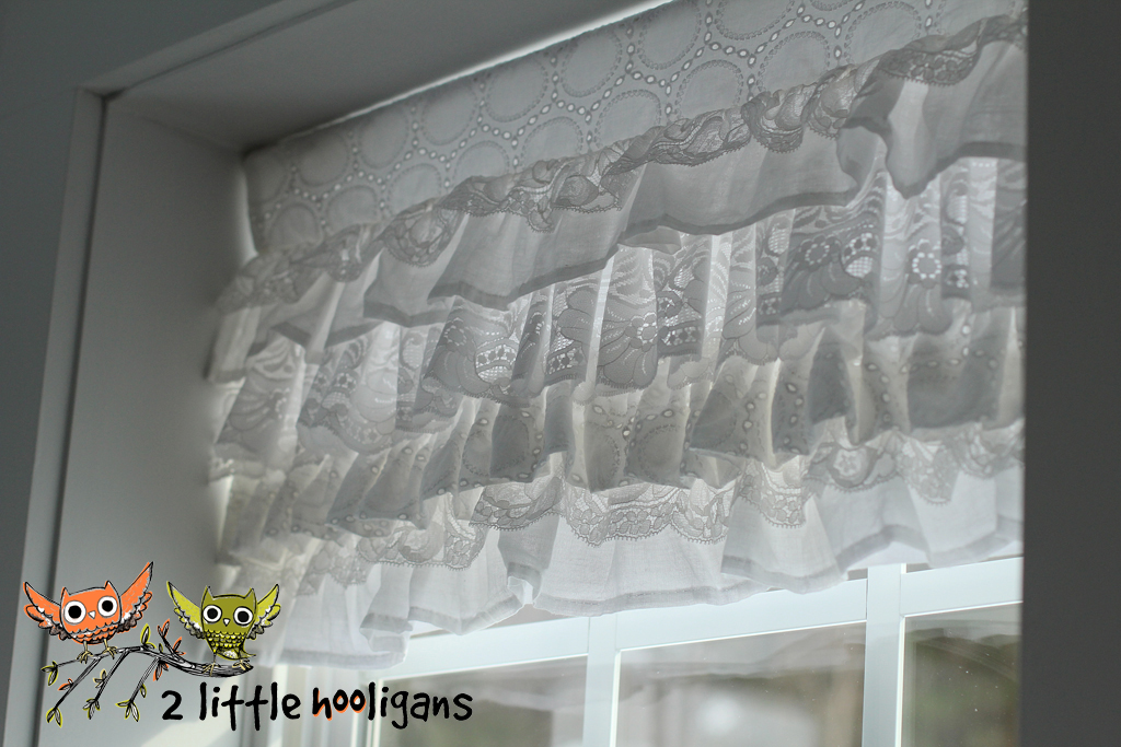 Layered Lace Curtains Curtain Tutorial