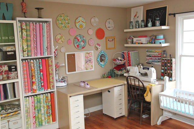 sewing spaces {maggie from smashed peas and carrots}