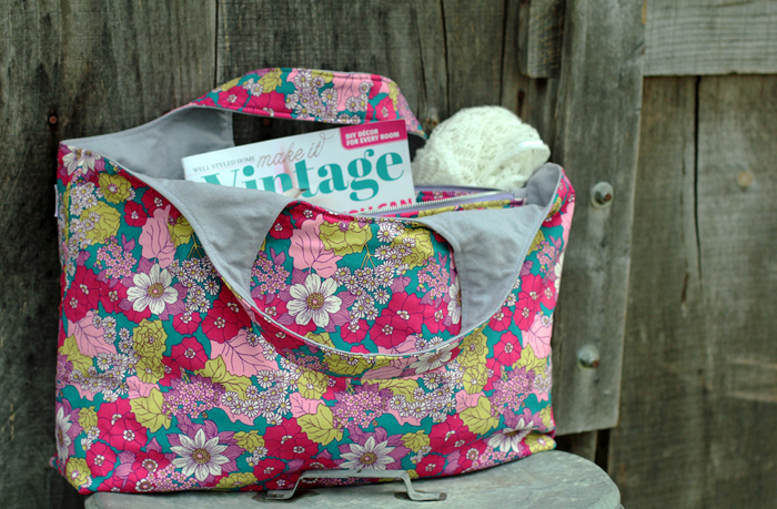 selfish sewing week {The big tote bag by autumn street patterns}