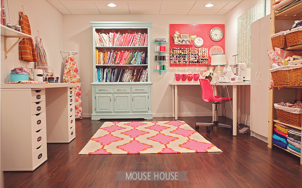 sewing spaces {hayley from welcome to the mouse house}