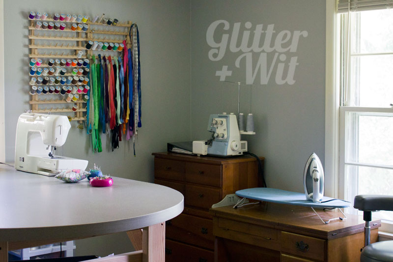 sewing spaces {Tasha from glitter and wit}